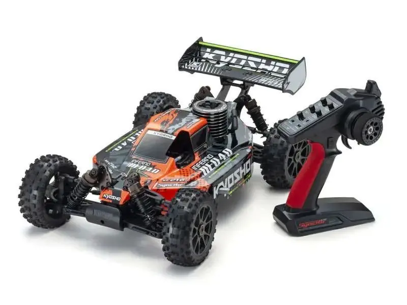 Kyosho - 1:8 Scale Radio Controlled .21 Engine Powered 4Wd Racing Buggy Readyset Inferno Neo 4.0 Color Type 1 1