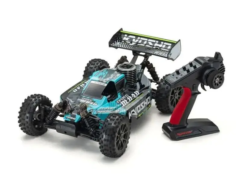 Kyosho - 1:8 Scale Radio Controlled .21 Engine Powered 4Wd Racing Buggy Readyset Inferno Neo 4.0 Color Type 2 1