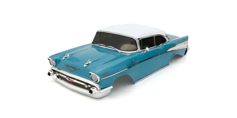 Kyosho - 1957 Chevy Bel Air Coupe Tropical Turquoise Decoration Body Set 1
