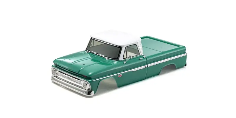 Kyosho - 1966 Chevy C10 Fleetside Pickup Light Green Decoration Body Set 1
