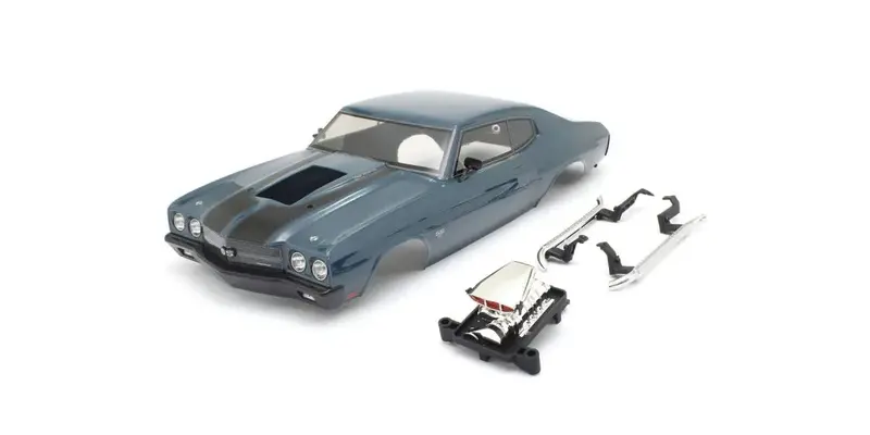 Kyosho - 1970 Chevy Chevelle Supercharged Ve, Dark Blue Decoration Body Set 1