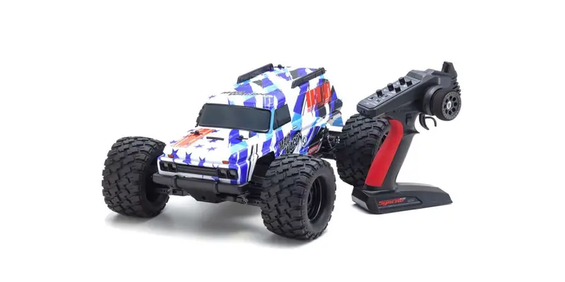 Kyosho - 1980 Mad Wagon 1/10 4Wd Rtr Brushless Monster Truck, Blue 1