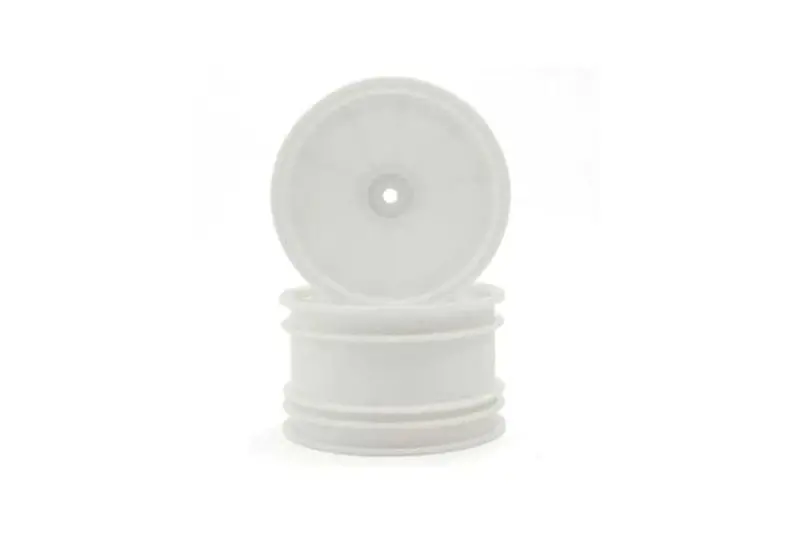 Kyosho - 2.2 Dish Wheel (Rear/White/2Pcs) 1