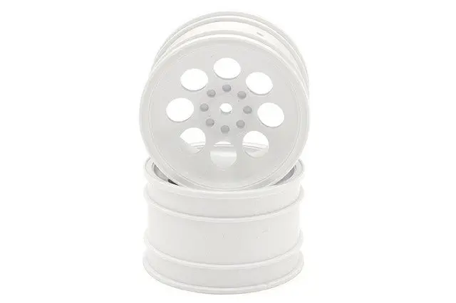 Kyosho - 8 Hole Wheel 50Mm, White (2Pc) For Optima 1