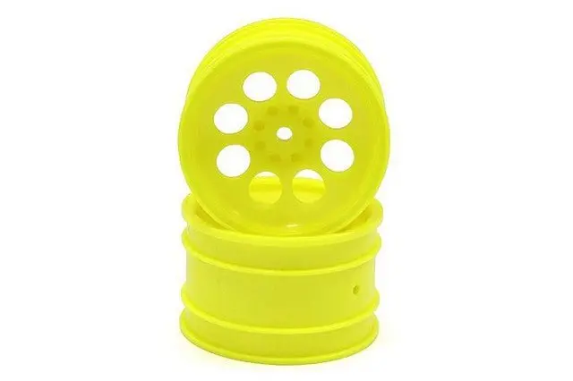 Kyosho - 8 Hole Wheel 50Mm, Yellow, (2Pcs), For Optima 1