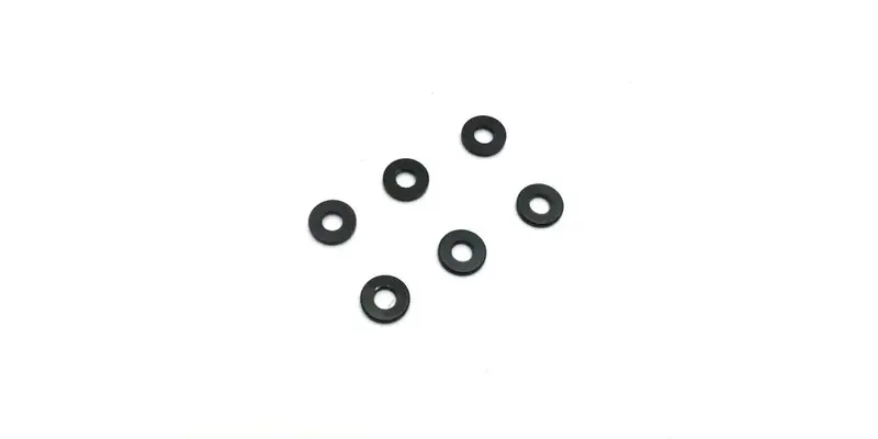 Kyosho - Alluminum Collar (3X7x1mm / Black / 6Pcs) 1