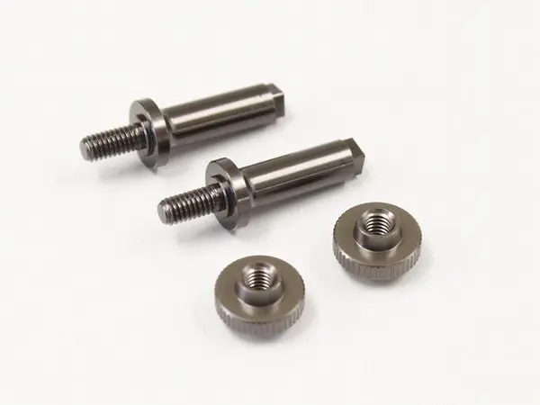 Kyosho - Aluminum Battery Post Set, Rb6, Gunmetal 1