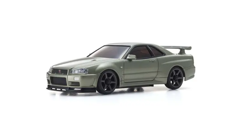 Kyosho - Asc Autoscale Nissan Skyline Gt-R (R34) V.Spec Ii Nur Millennium Jade Body, For Mini-Z 1