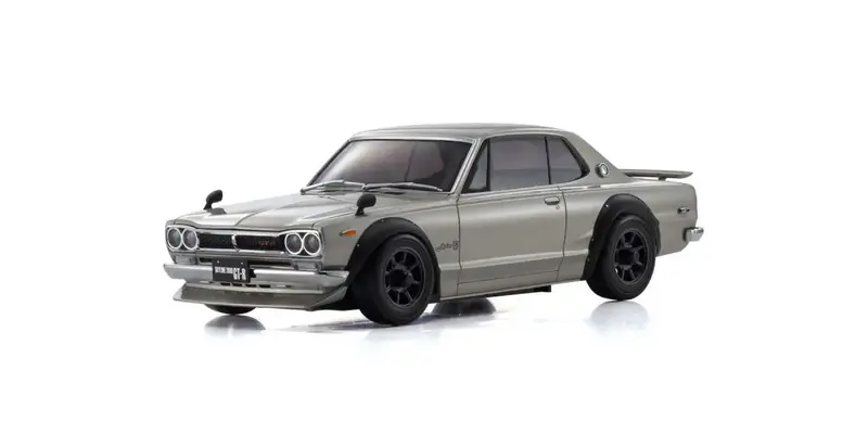 Kyosho - Asc Ma-020 Nissan Skyline 2000Gt-R (Kpgc10) Tuned Version Body, Silver 1