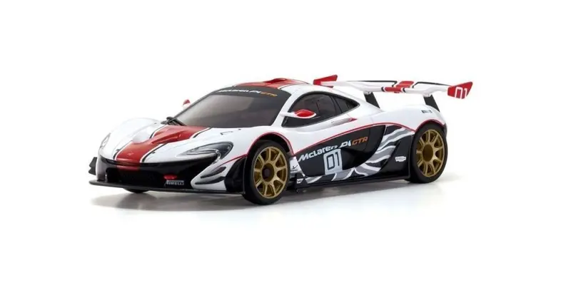 Kyosho - Asc Mr-03W-Mm Mclaren P1 Gtr White / Red Body 1