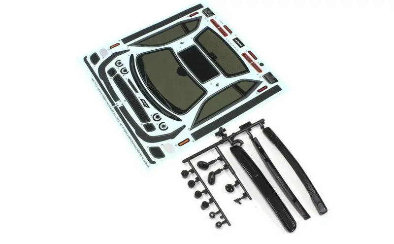 Kyosho - Decal & Body Parts Set-Dodge Challenger 1