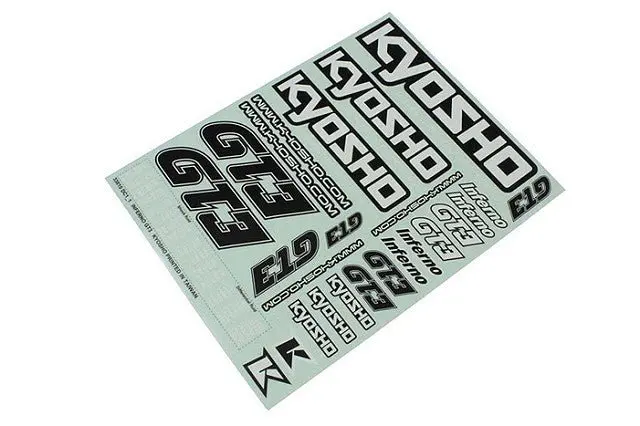 Kyosho - Decal Sheet Set, For Gt3 1