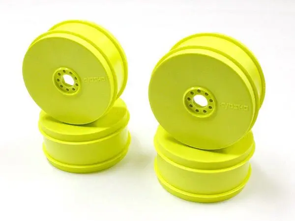 Kyosho - Dish Wheel (4Pcs), Fluorescent Yellow, Mp9 Tki4 1