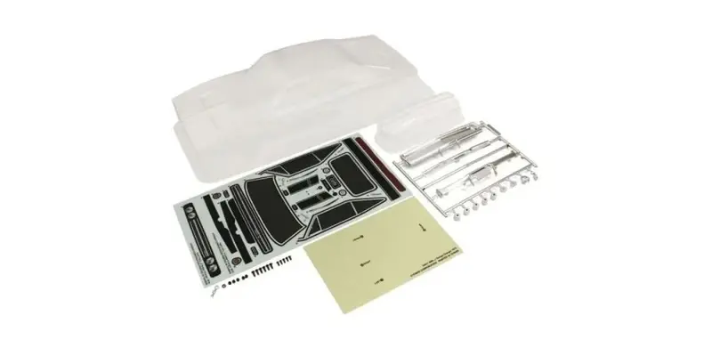 Kyosho - Dodge Charger 1970 Non Decoration Body Set, Fits Fazer Mk.2 Long Chassis 1