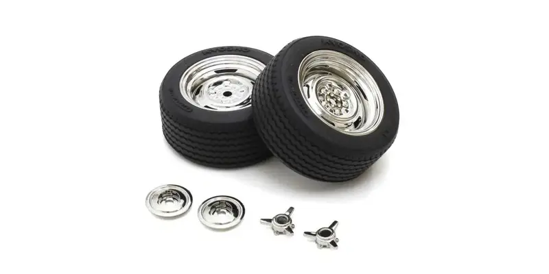 Kyosho - Glued Classic Rally Tire Fz02(M), Plating, 2Pcs 1