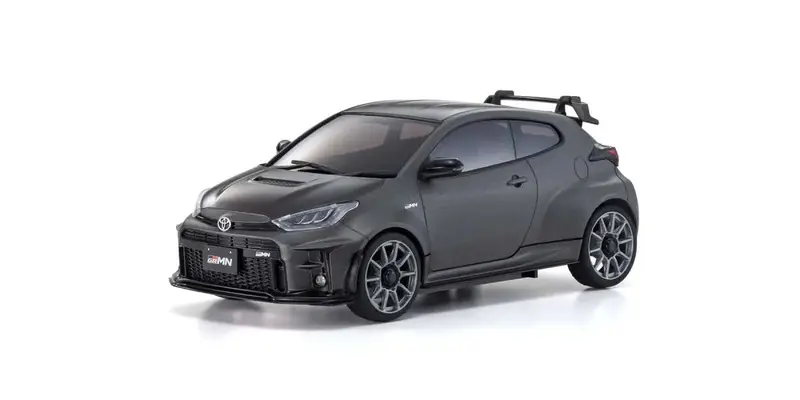 Kyosho - Gun Metallic Toyota Grmn Yaris Circuit Package Mini-Z Autoscale Body 1