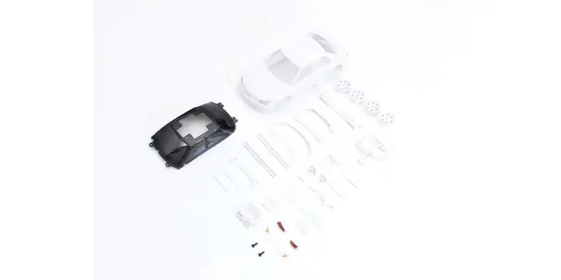 Kyosho - Impreza Wrx Sti White Body Set W/Wheel 1