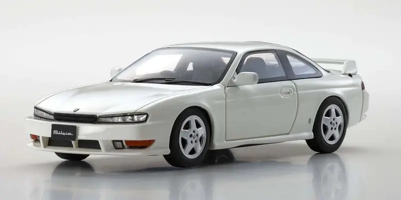 Kyosho - Kyosho Original Diecast 1/43 Nissan Silvia K's (S14) White 1