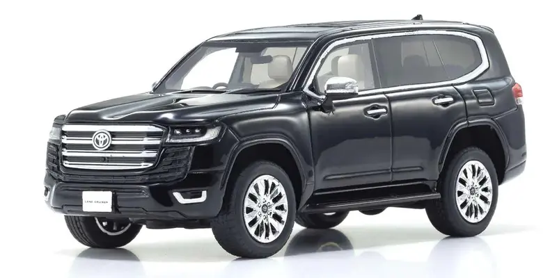 Kyosho - Kyosho Original Diecast 1/43 Toyota Landcruiser Zx Black 1