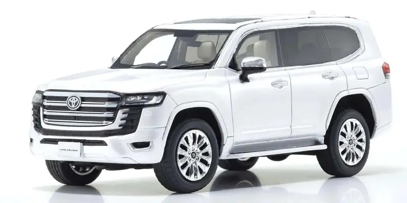 Kyosho - Kyosho Original Diecast 1/43 Toyota Landcruiser Zx White 1