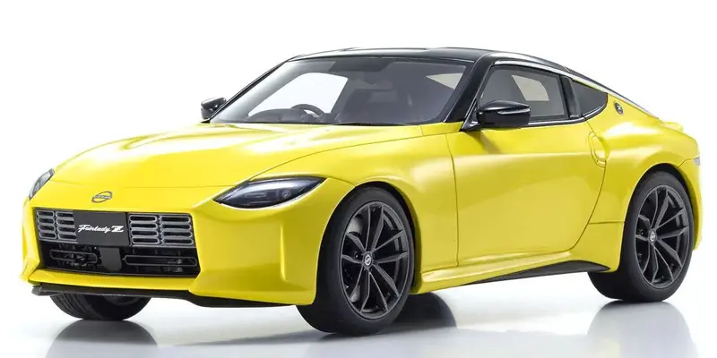 Kyosho - Kyosho Samurai Diecast 1/18 Nissan Fairlady Z (Yellow) 1
