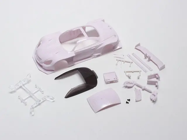 Kyosho - Lexus Sc430 Gt500 2012, White Body Set For Mini-Z 1