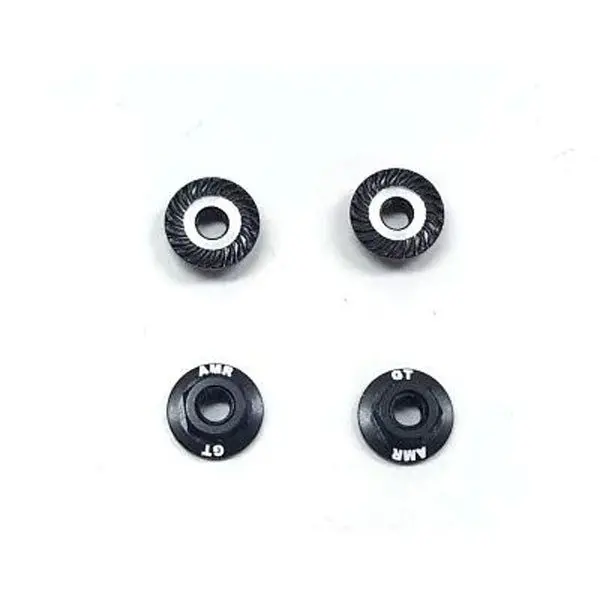 Kyosho - M4 Large 11Mm Flange, Black (4Pcs) 1