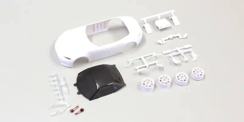 Kyosho - Mazda Roadster White Body Set (W/Rim) 1