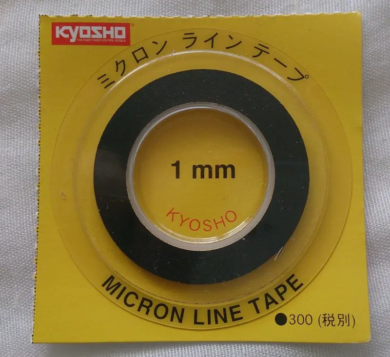 Kyosho - Micron Tape 1Mmx5m, Black 1