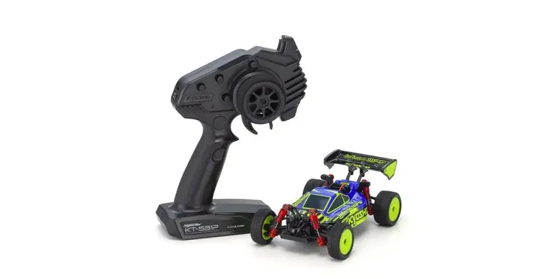 Kyosho - Mini-Z 4Wd Inferno Mp9 Buggy Readyset Blue/Yellow 1