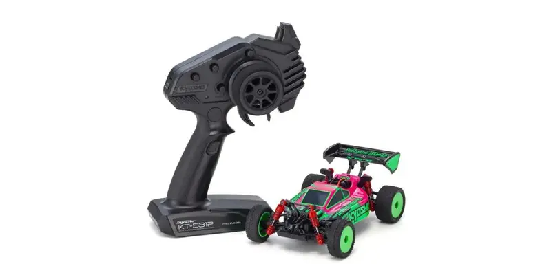 Kyosho - Mini-Z 4Wd Inferno Mp9 Buggy Readyset Pink/Green 1