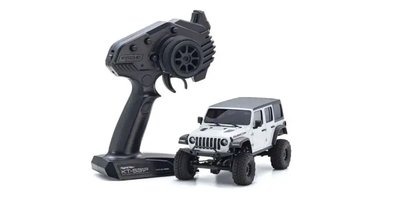 Kyosho - Mini-Z 4X4 Jeep Wrangler Unlimited Rubicon W/Interco Tires Bright White 1