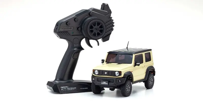Kyosho - Mini-Z 4X4 Suzuki Jimny Sierra Chiffon Ivory Readyset 1