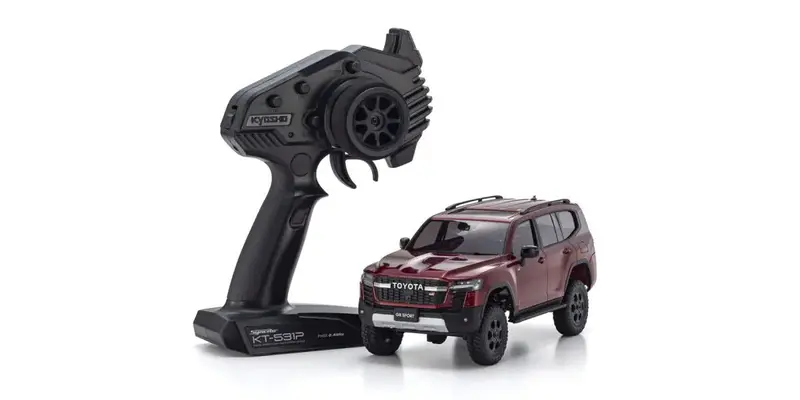 Kyosho - Mini-Z 4X4 Toyota Land Cruiser 300 Gr Sport Mx-01 Readyset, Dark Red Mica Metallic 1