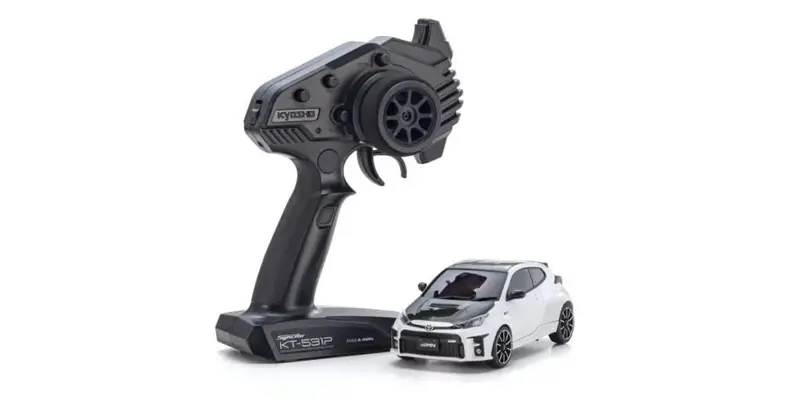 Kyosho - Mini-Z Awd Toyota Grmn Yaris Rally Package Platinum White Pearl Mica 1