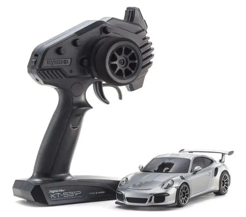 Kyosho - Mini-Z Rwd Porsche 911 Gtr Rs Gt Mr-04 Readyset, Silbermetallic 1
