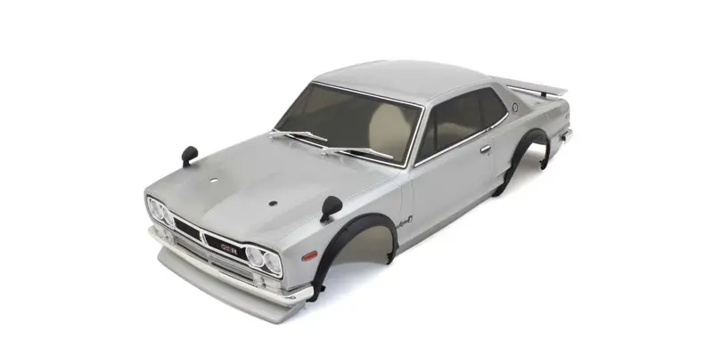 Kyosho - Nissan Skyline 2000Gt-R Tuned Version Silver Deco Body Set 1