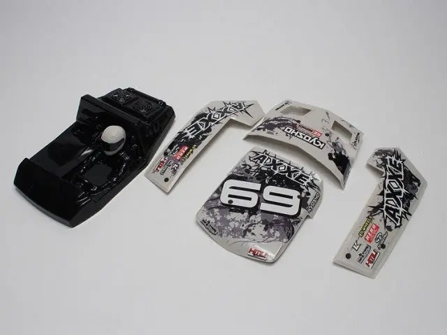 Kyosho - Outer Panel Set, White, For Axxe 1