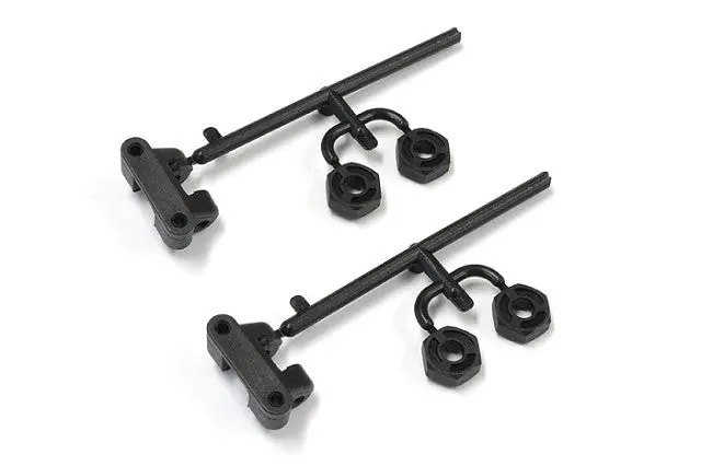 Kyosho - Rear Suspension Mount & Wheel Hexes, For Outlaw Rampage 1