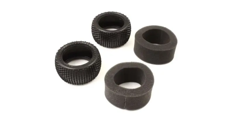 Kyosho - Rear Tire, Soft, For Dirt Hog, 2Pcs 1