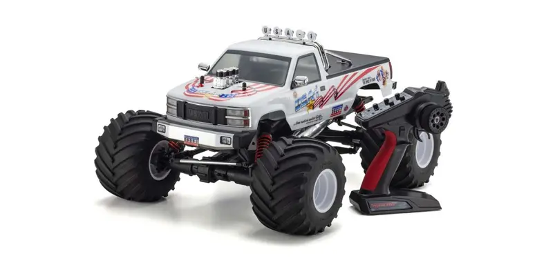 Kyosho - Usa 1 Nitro 1/8 Scale Radio Controlled Monster Truck W/ .25 Engine 1