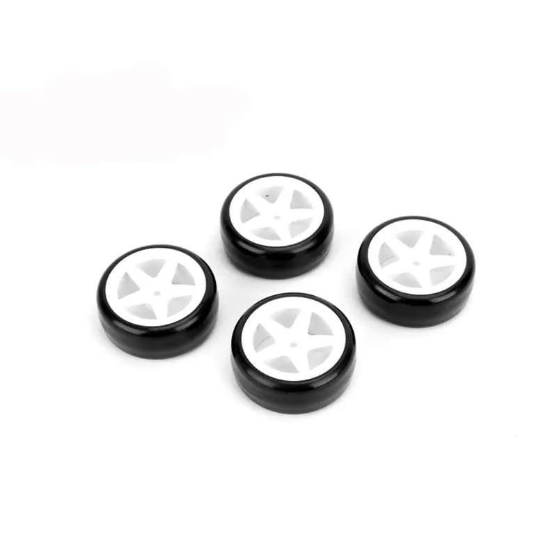 Louise R/C - 1/10 Drift Tires 5 Spoke Wheel White (26Mm), Fits Ldx Drift, Ltx Touring 1