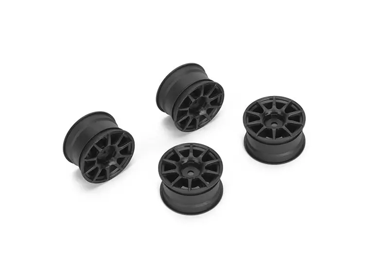 Louise R/C - 10 Spoke Wheel +1Mm (Black), For Lmx 1