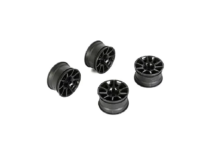 Louise R/C - 10 Spoke Wheel +4Mm (Black), For Lmx 1