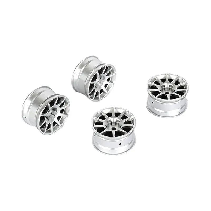 Louise R/C - 10 Spoke Wheel +4Mm (Silver), For Lmx 1