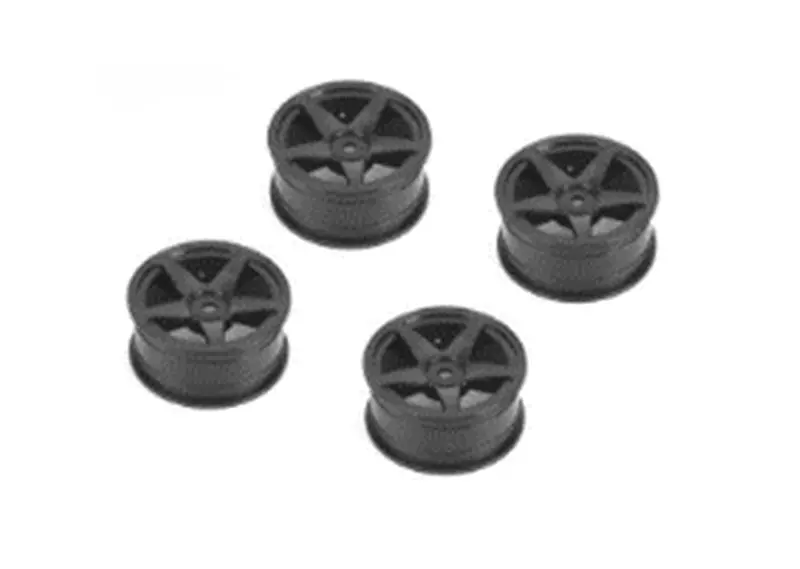 Louise R/C - 5 Spoke Wheel Black / 26Mm (Et-0Mm), Fits Ldx Drift, Lrx Rally, Ltx Touring 1