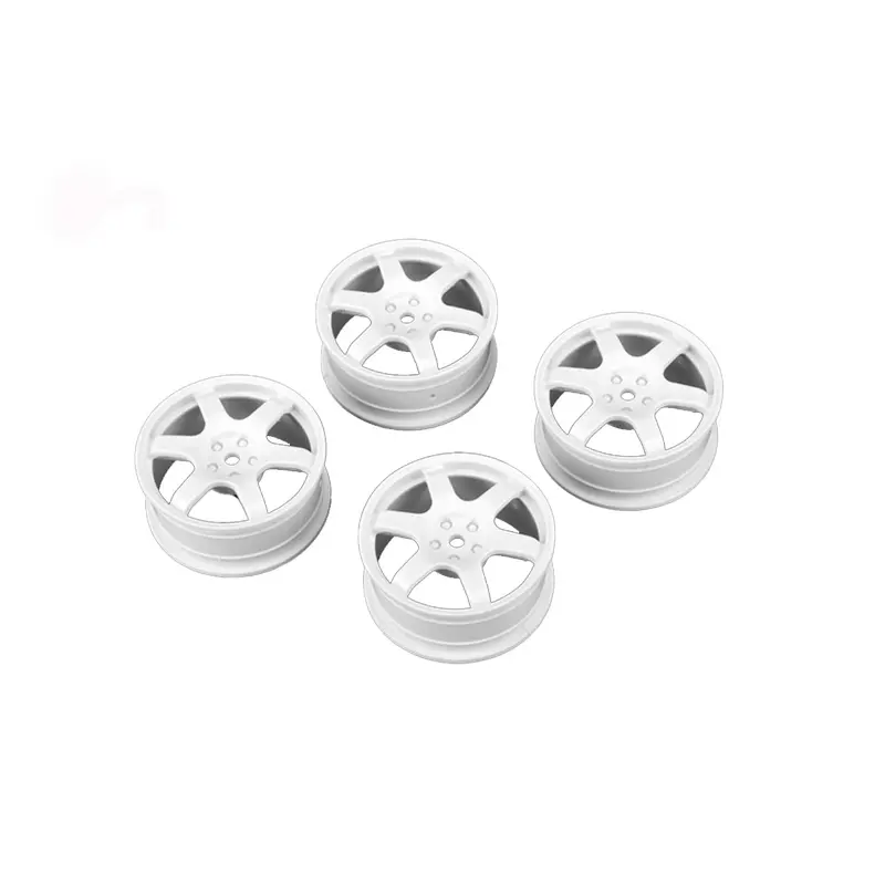 Louise R/C - 6 Spoke Wheel - White/24Mm (Et -0Mm), Fits Ldx Drift & Lrx Rally 1
