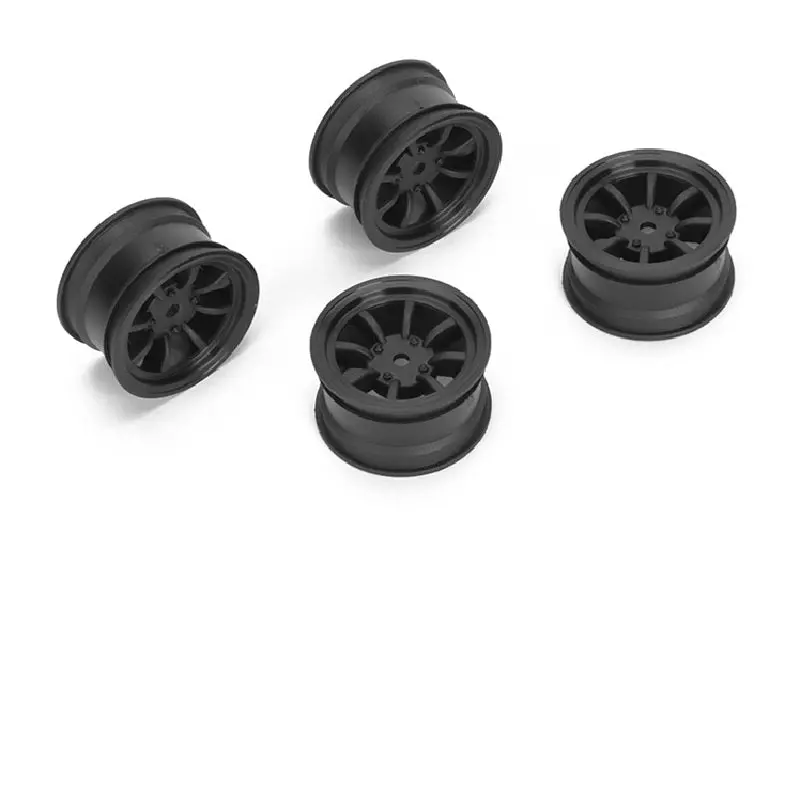 Louise R/C - 8 Spoke Wheel +1Mm (Black), For Lmx 1