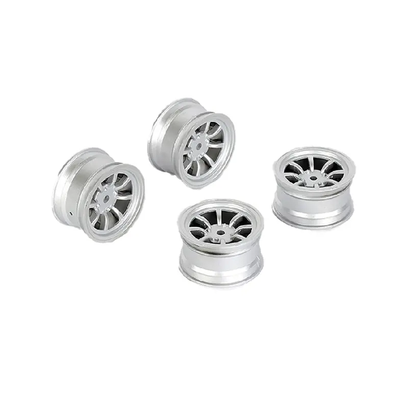 Louise R/C - 8 Spoke Wheel +1Mm (Silver), For Lmx 1
