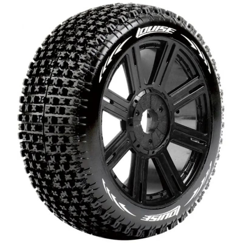 Louise R/C - B-Pirate 1/8 Off-Road Buggy Tires, Super Soft, Unmounted, Front/Rear (2) 1